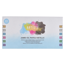 Artiste Jumbo Oil Pastels - Metallic - Pack of 12